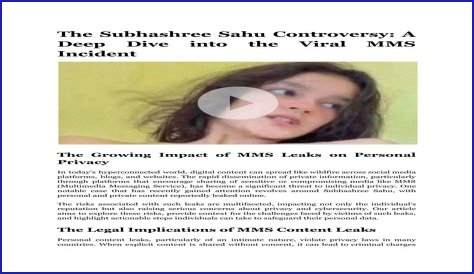 Shubhashree Sahu Leak: Uncovering The Truth Behind The Controversy